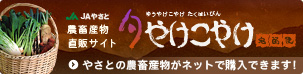 JAやさと農畜産物直販サイト　夕やけこやけ宅配便　やさとの農畜産物がネットで購入できます！